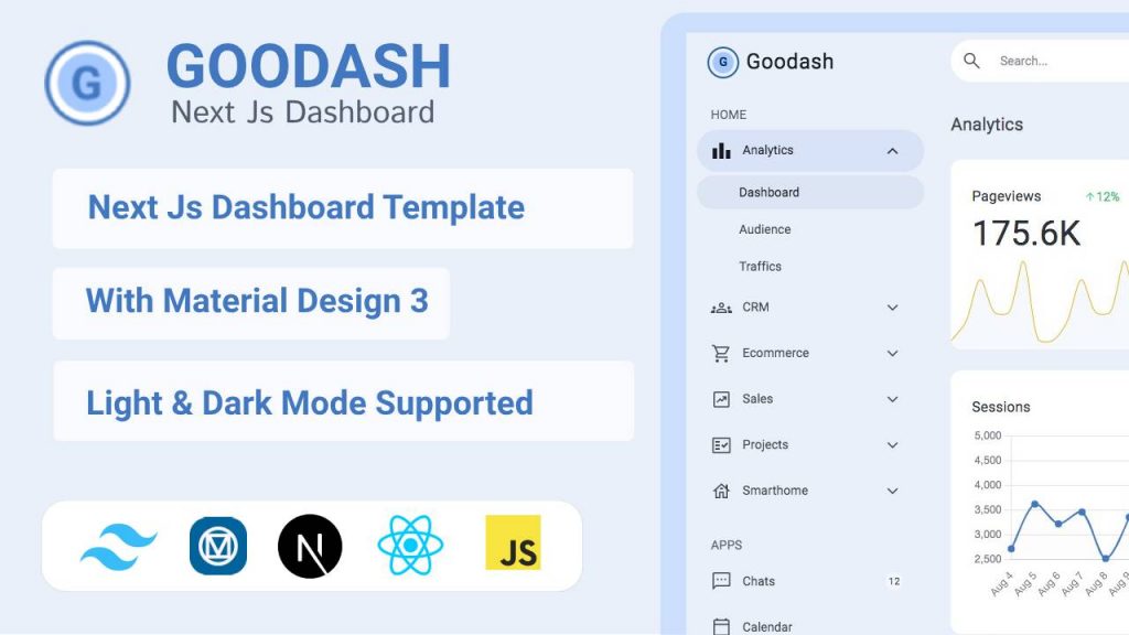 Goodash Next js Dashboard Admin Template